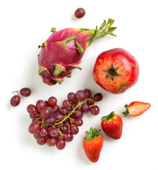 various red fruits