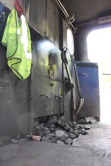 locomotive &agrave; vapeur.