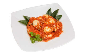 Seppie al pomodoro