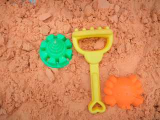 toy kinatic sand beach plastic bucket play 