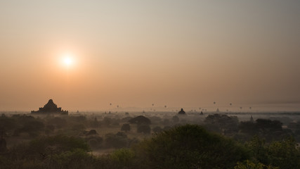 Bagan balloon sunrise