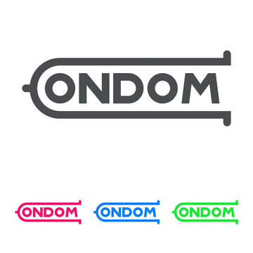 Logotipo CONDOM en varios colores