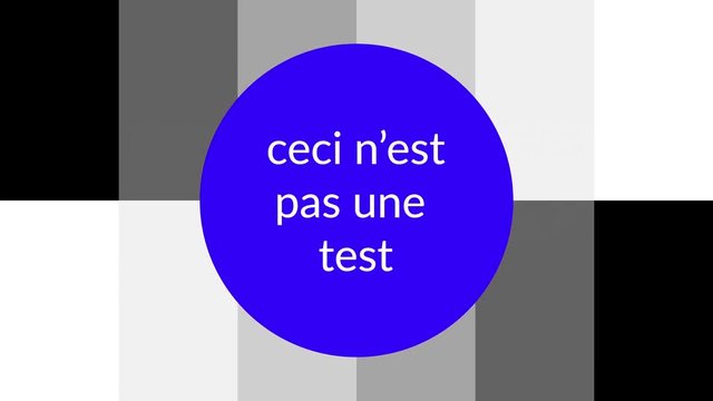 experimental test pattern SEAMLESS LOOP SIX SECONDS