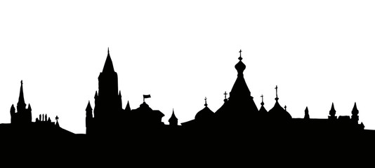 Obraz premium Red Square, Moscow. Vector drawing