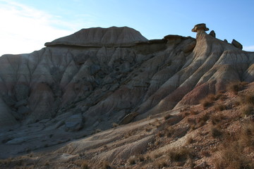 Bardenas Reales desert de bardenas castil de Tierra