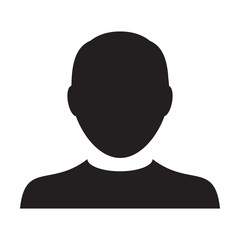 User Icon Vector Male Person Symbol Profile Avatar Sign in Flat Color Glyph Pictogram illustration