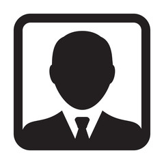 User Icon Vector Male Person Symbol Profile Avatar Sign in Flat Color Glyph Pictogram illustration