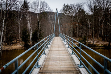 A wonderful bridge in the Adirondack mountains. 