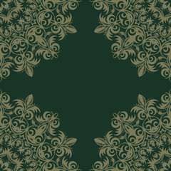 Vintage retro ceramic tile pattern. Vector tile Pattern. Antique retro ceramic tile patter can be used for wallpaper, background, surface textures. EPS 10