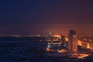 View of the Grand city night