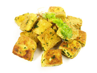 Tofu gebraten mit Curry