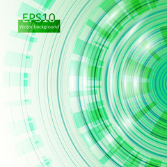 Green circles background in eps10, vector illustration