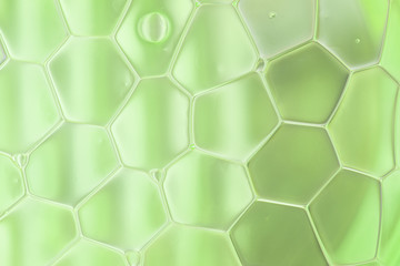 Detail colorful water drops