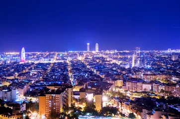 Photo sur Plexiglas Barcelona Barcelona skyline, Spain