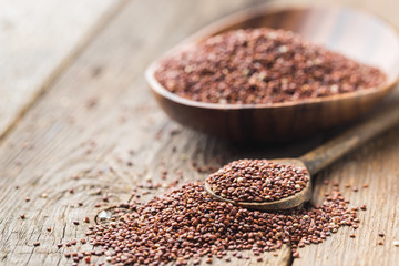 Healthy quinoa seeds