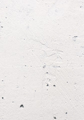 Surface in white plaster.