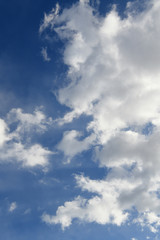 青空と雲「空想・雲のモンスターたち」群雄割拠、沢山の、大勢の、仲間たちなどのイメージ