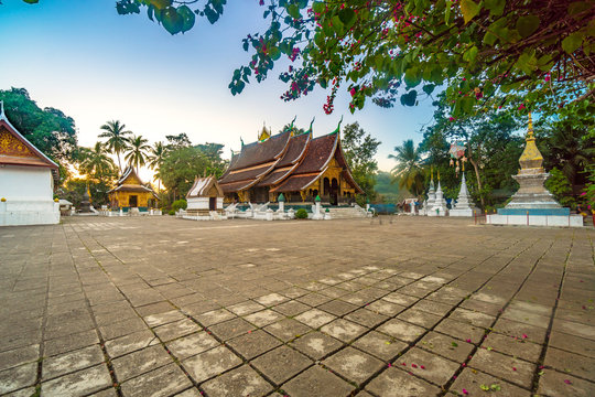 Wat Xieng Thong (Golden City Temple) in Luang Prabang, Laos. Xieng Thong temple is one of the most important of Lao monasteries.