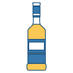 Tequila bottle isolated icon vector illustration graphic design