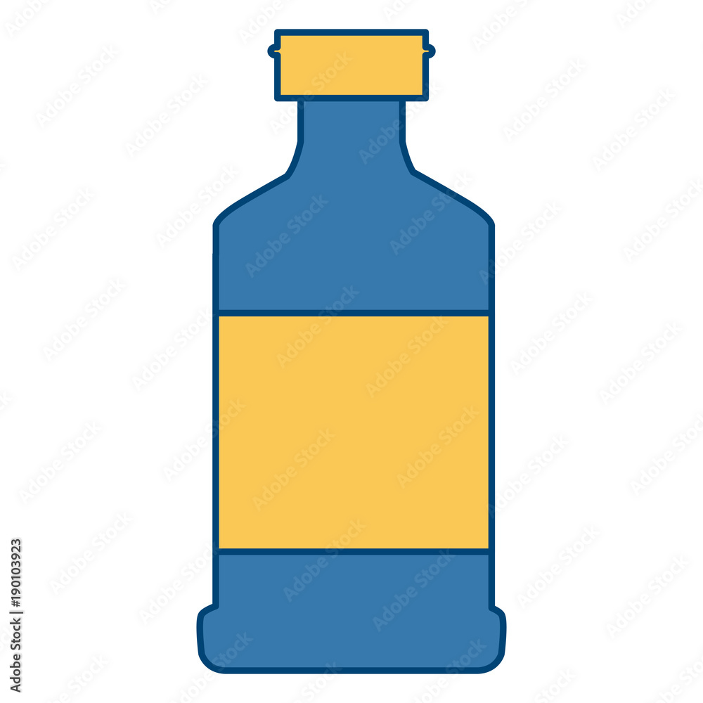 Poster Container bottle isolated icon vector illustration graphic design