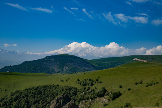 In the foothills of Mount Elbrus