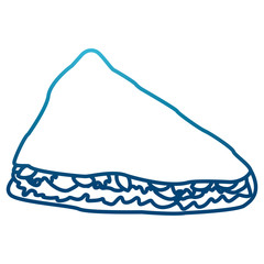 Taco mexican food icon vector illustration graphic design