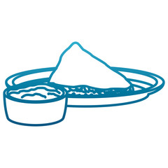 Taco mexican food icon vector illustration graphic design