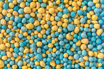Fototapeta na wymiar fertilizer pellets ,Close up