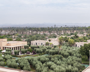 panoramica di marrakech marocco 