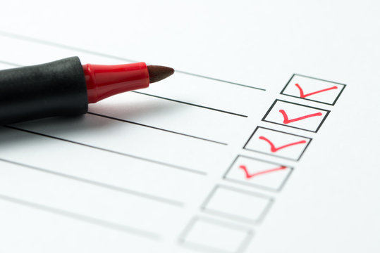 Checklist box