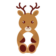 cute and tender reindeer character