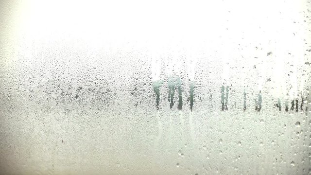 Water Drop through Ship Window