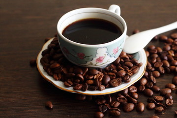 service, coffee, Cup, teaspoon, biscuits, food, Breakfast