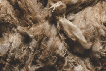 Glass wool wall insulation