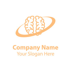 Brain logo design, learning and design icons