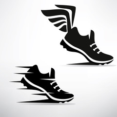 sneaker stylized vector symbol set - 190122381
