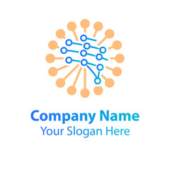 Brain logo design, learning and design icons