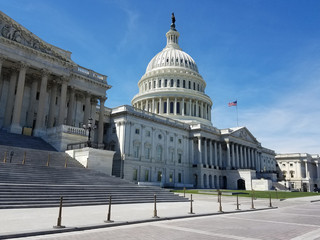 United States Capitol Building, on Capitol Hill in Washington DC, USA.
