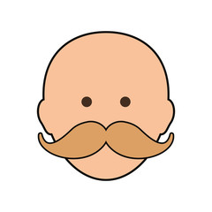man with mustache design