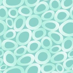 Abstract background. Seamless vector pattern with circles and ovals. - 190128354
