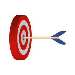 Bullseye and arrow illustration