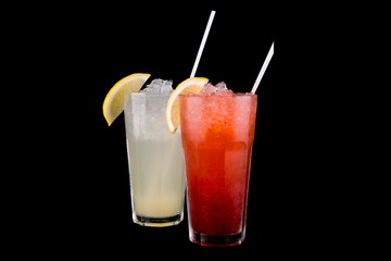 Cocktail on a black background