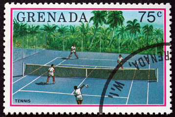 Postage stamp Grenada 1976 tenis