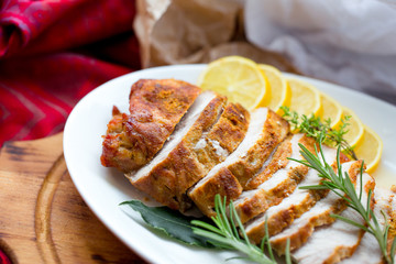 grill cooked pork