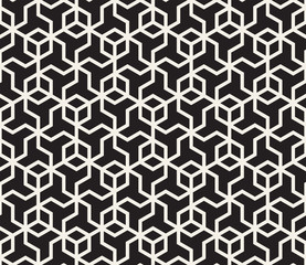 Vector seamless pattern. Modern stylish abstract texture. Repeating geometric shapes from striped elements