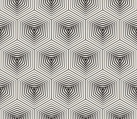 Vector seamless pattern. Modern stylish abstract texture. Repeating geometric tiles from striped elements i