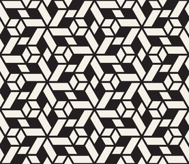 Vector seamless pattern. Modern stylish abstract texture. Repeating geometric tiles