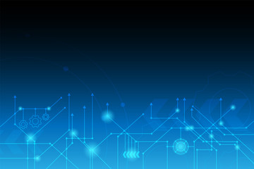 abstract futuristic hardware circuit technology background interface information.vector and illustration
