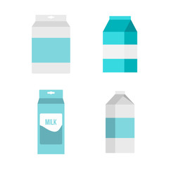 packaging icon set,  flat style