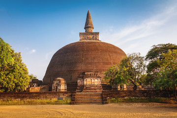 Temple in Unesco ancient city of Polonnaruwa, Sri Lanka